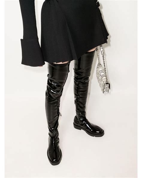 givenchy thigh high|givenchy golden boots.